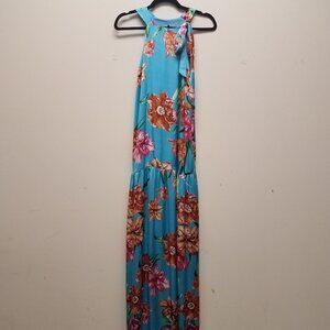 Ibroo Floral print long dress
